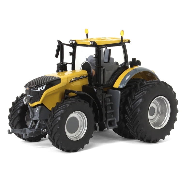 Challenger 1042 Tractor with Dual Wheels Yellow 1/64 Diecast Model
