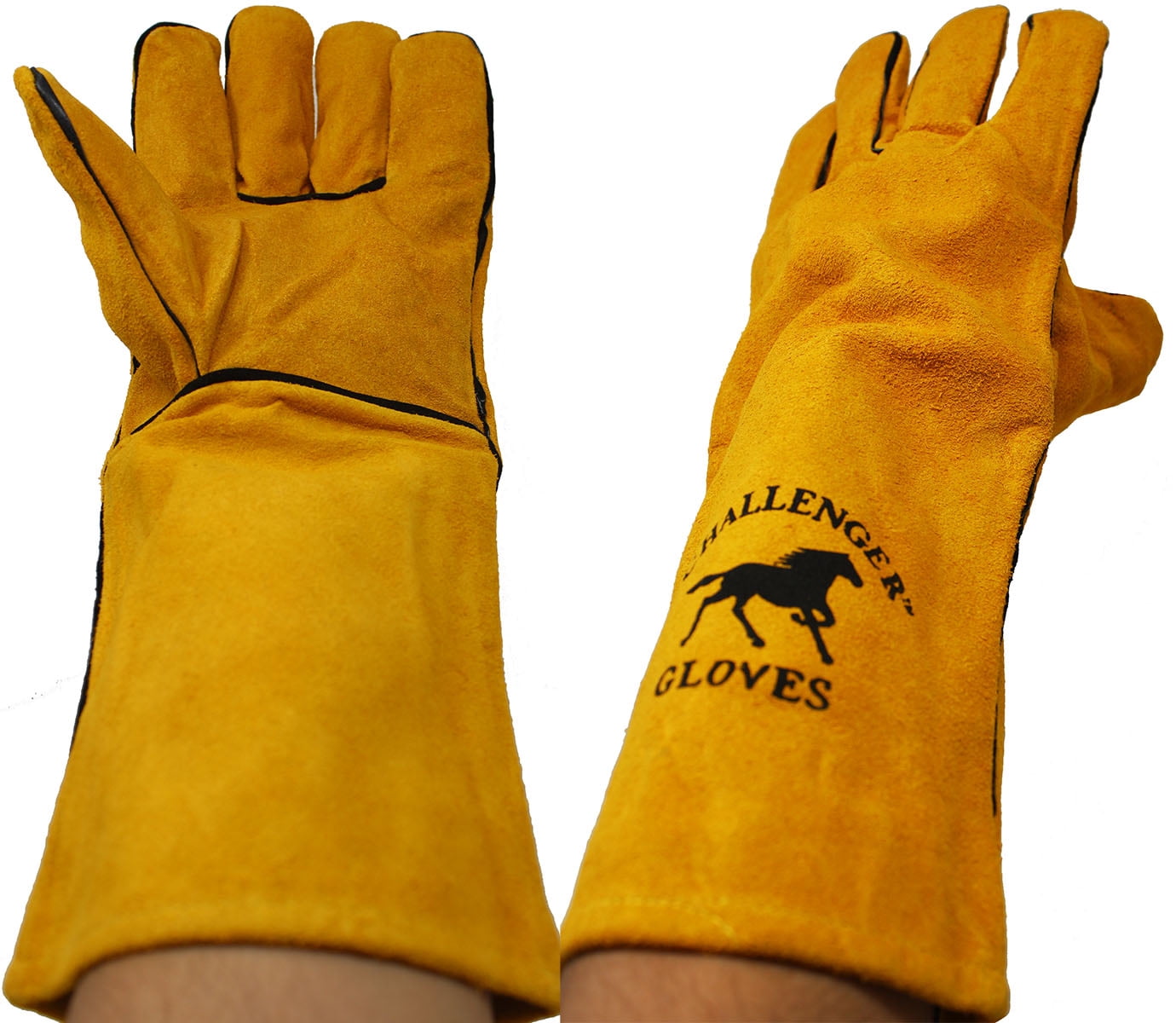 Heritage Farrier Work Glove - Open Finger Heavy Duty Gloves For Farriers & DIY