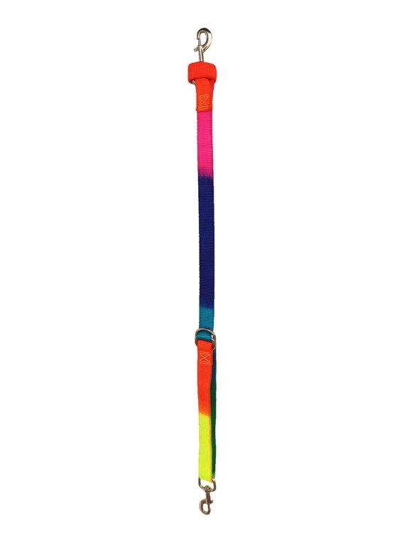 52"x1" Nylon 2-Ply Rainbow Tie Down w/ Nickle Plated Snaps 99RBW