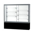 thumbnail image 1 of Challenger  72"W x 66"H x 16"D  Floor Case, White Back, Satin Natural Finish, Black Laminate Base, 1 of 1