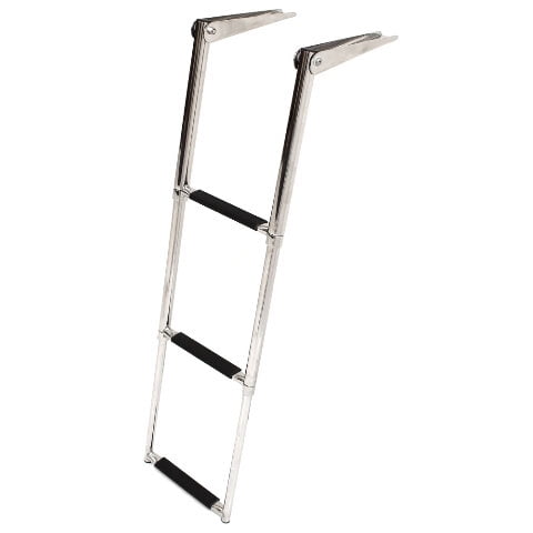 Challenger Boat Telescoping Transom Ladder REGAL-1 | 3-Step SS