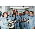 thumbnail image 1 of Challenger Crew In Training Before Their Tragic Space Shuttle Mission. L-R Christa Mcauliffe History, 1 of 1
