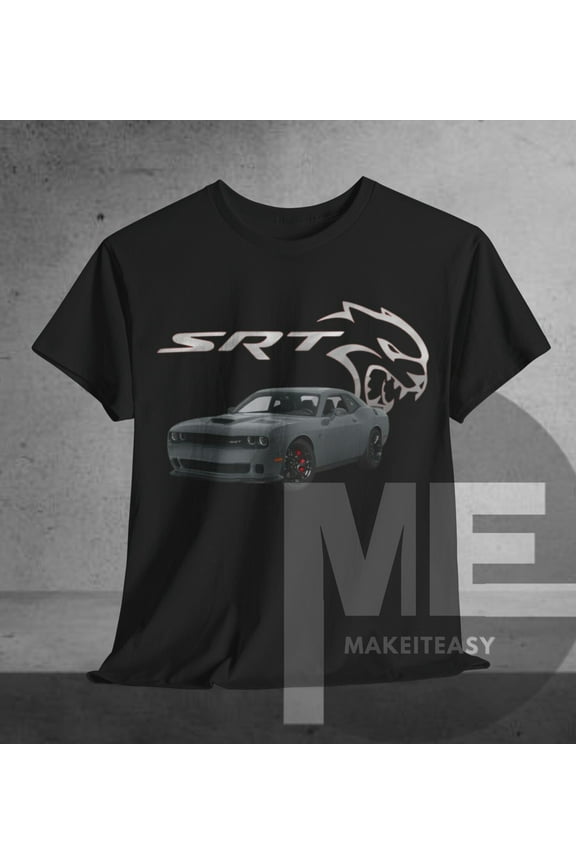 Challenger Hellcat SRT Logo T-shirt Tee Fan Gift
