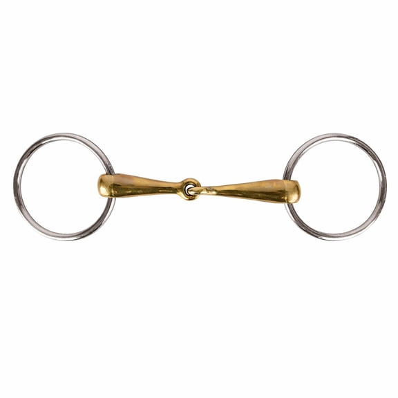 Challenger Loose Ring Copper 4-1/2" Mouth Snaffle Horse Bit 35492A