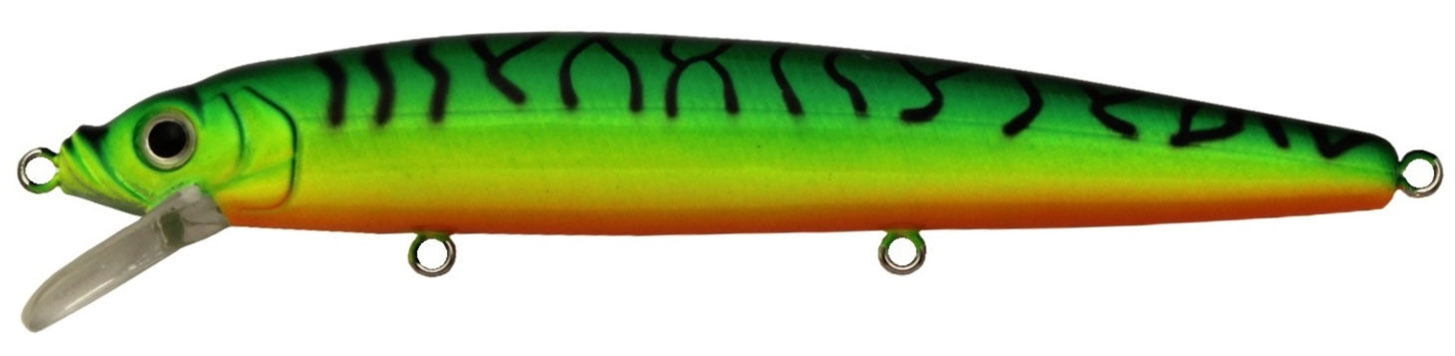 Challenger Minnow 4 1/2oz 3/8oz Radioactive Perch MFG #EG033-RADPRH