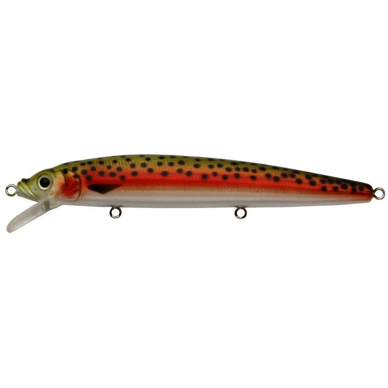 Challenger Minnow Silver/Orange Belly/Black Back; 4 1/2 in.