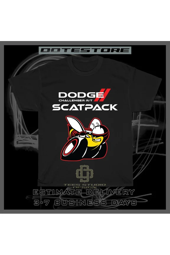 Challenger R/T Scat Pack Logo Men's T-Shirt American Dotees Tee Shirt