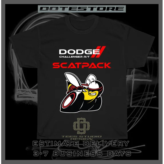 Challenger RT Scat Pack Logo Men's T-Shirt American Dotees Tee Shirt