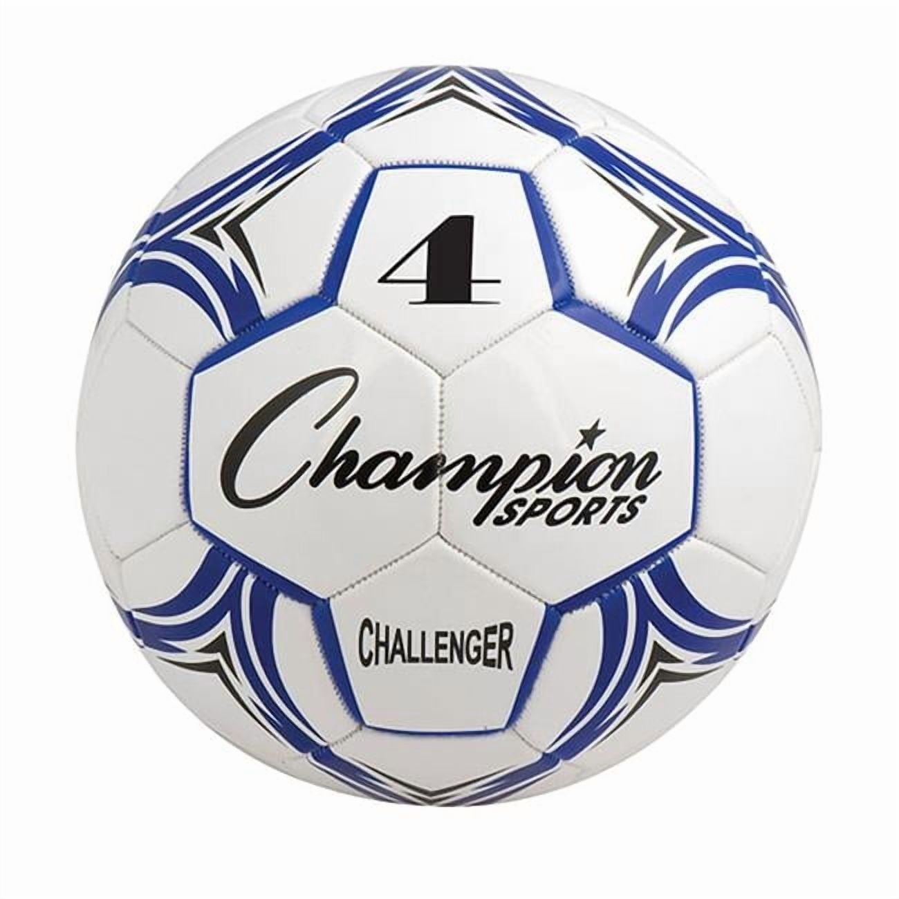 Challenger Series Soccer Ball, Royal & White - Size 4