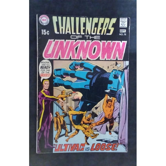 Pre-Owned Challengers of the Unknown #75 1970 DC Comics Comic Book