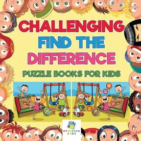Challenging Find the Difference Puzzle Books for Kids, (Paperback)