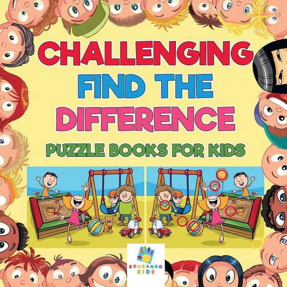 Challenging Find the Difference Puzzle Books for Kids, (Paperback)