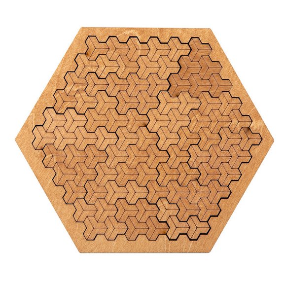 Challenging Wooden Maze Puzzle for Adults - Brain Teaser Hilbert Curve Puzzle with Frame - Difficult Mind-Bending Thinking Game - Precision-Cut Wooden Puzzles for Stress Relief & Family Fun A