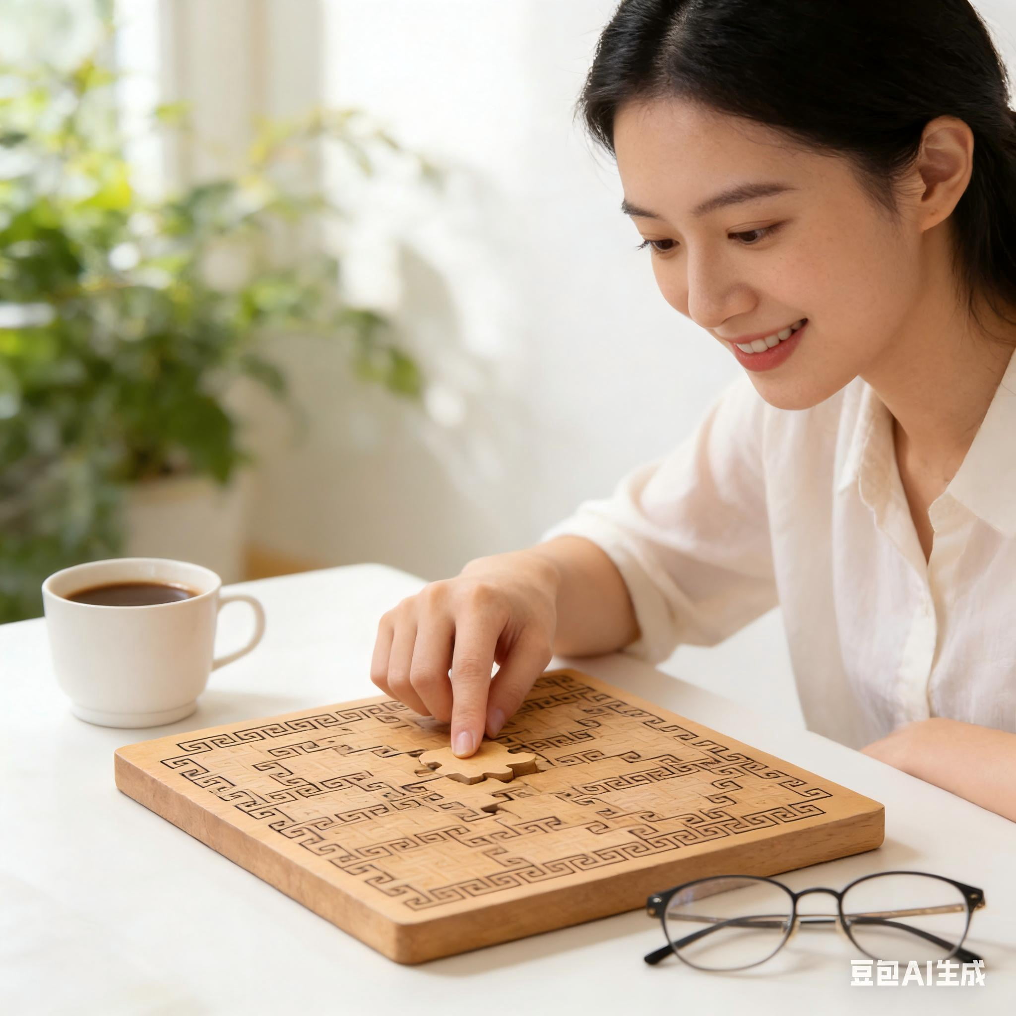 Workdesk Puzzles Challenging Wooden Puzzles for Adults Stress Relief Focus, Brain Teaser ...