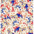 thumbnail image 1 of Challis Rayon Printed Frangipani, Floral Fabric, Dress Sewing Craft (CORAL/AQUA/BLUE, ByYard), 1 of 4
