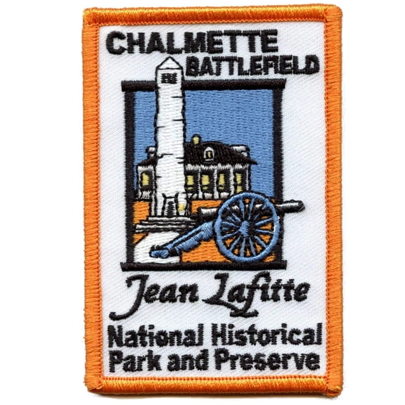 Chalmette Battlefield LA Patch Jean Lafitte Preserve Sublimated Embroidered Iron On