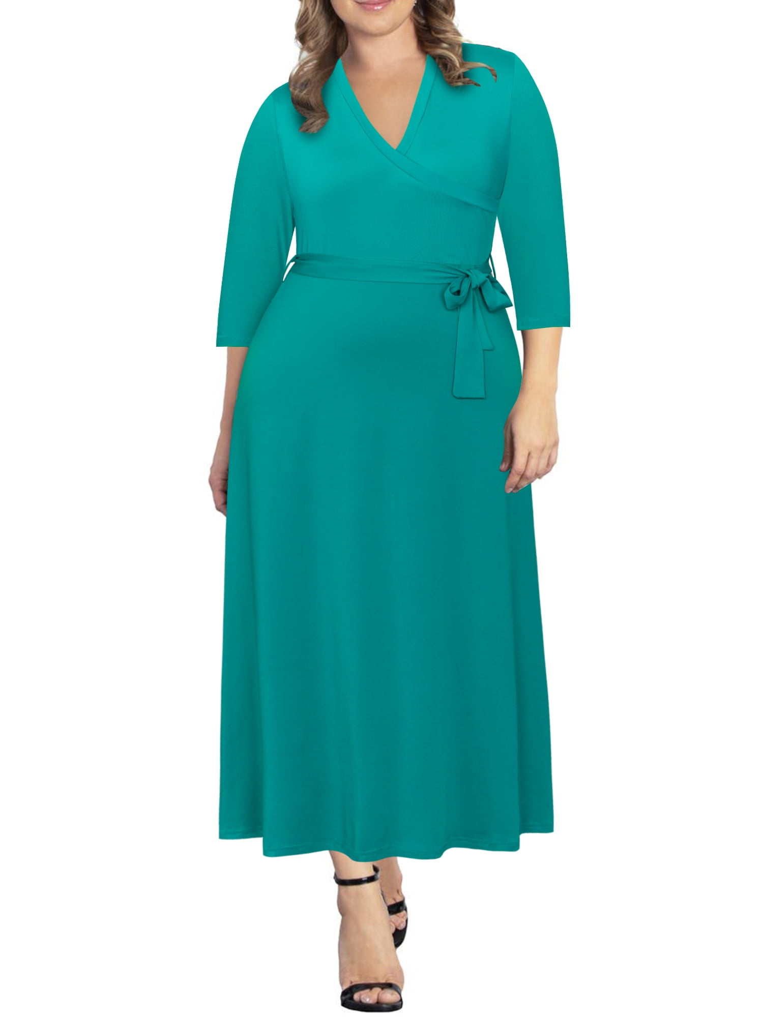 Walmart women's plus clearance size maxi dresses