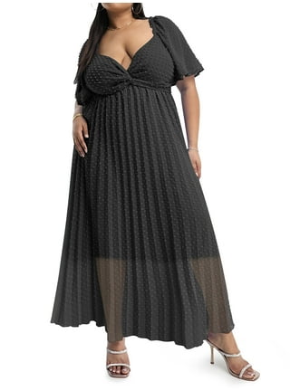 Plus size top formal dresses walmart