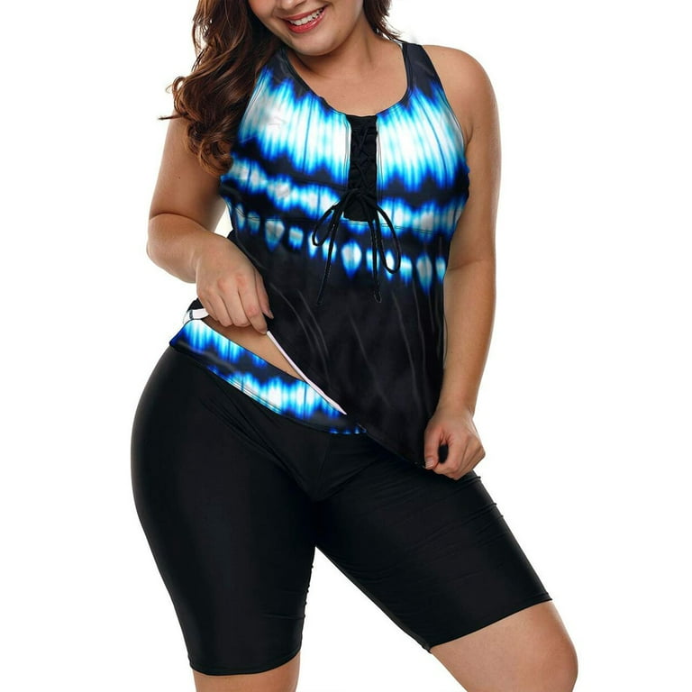 Plus size swim capris and tops on sale