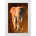 thumbnail image 1 of Chamard, Jean-Marc 23x32 White Modern Wood Framed Museum Art Print Titled - Elephant 02, 1 of 4