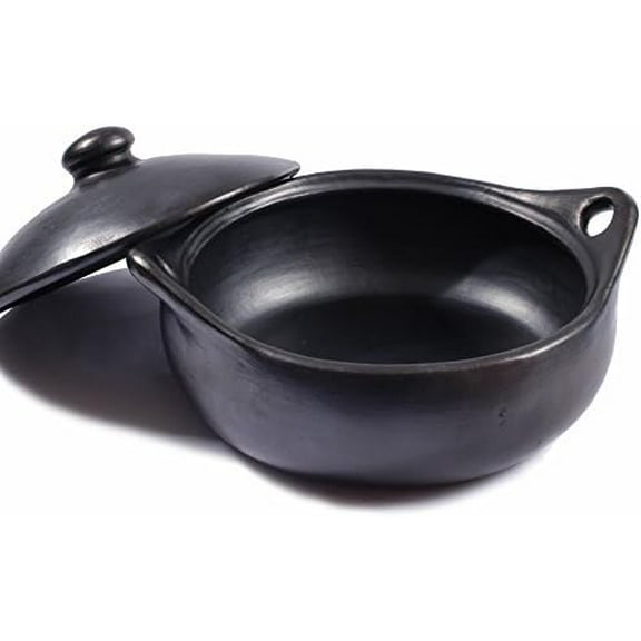 , Chamba Flat Clay Casserole, Large, 5 Quarts$$Home Decor, Kitchen, & Other