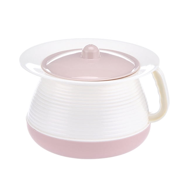 Chamber Pot with Lid - Bedside Urinal for Men & Women, Odor-Proof Portable Pee Bottle, Bedpan Urinal for Kids/Adults, Nighttime Potty for Home, Travel & Hospital Use (1.5L Capacity)