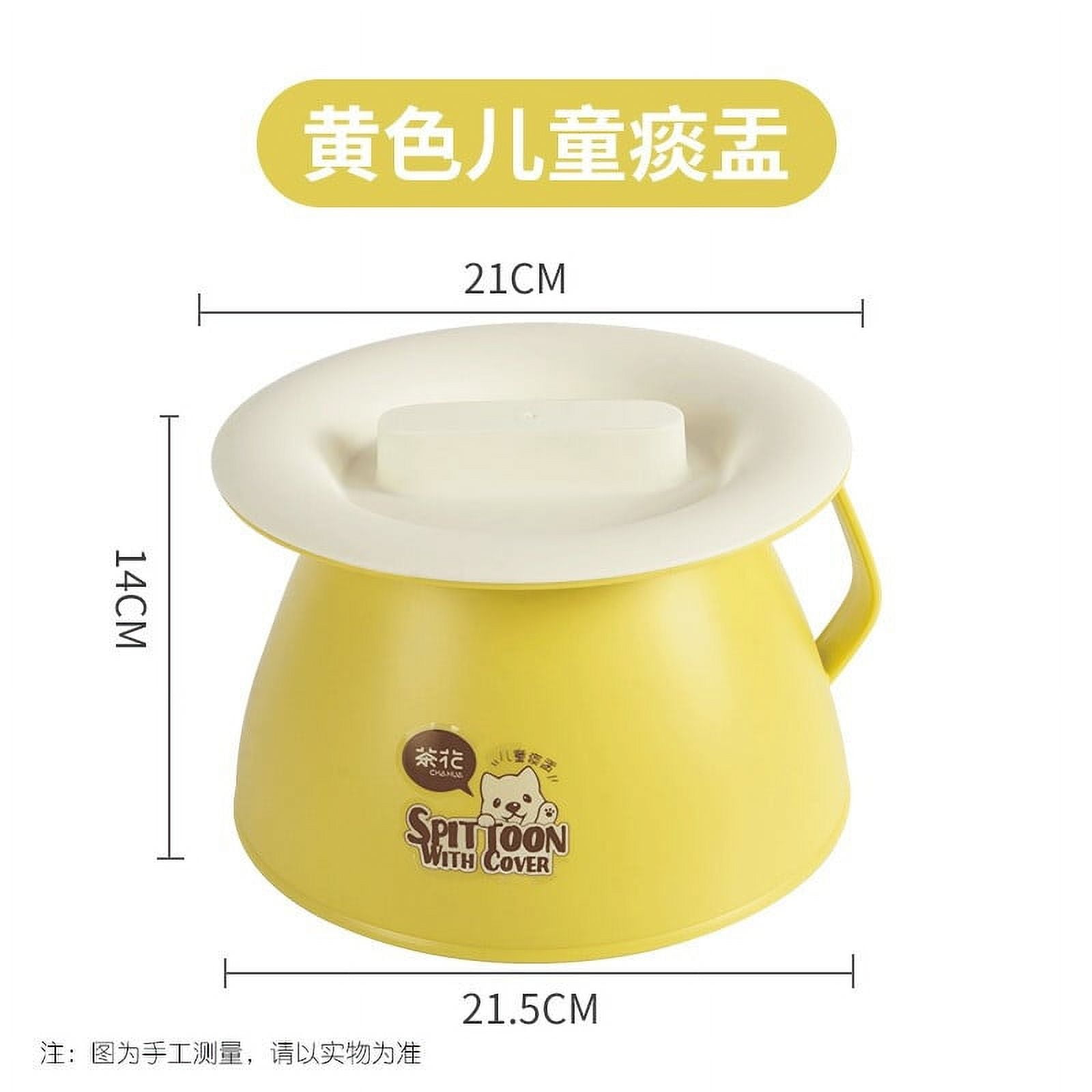 Landege Chamber Pot Plastic Urine Bucket With Lid Portable Urinal Toilet Urine Bucket Bedpan Spittoon