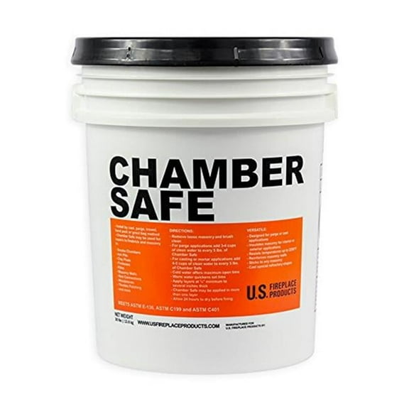 Chamber Safe 50-005 Mortar Mix, White, 1-Gallon Bucket, 1-Pack