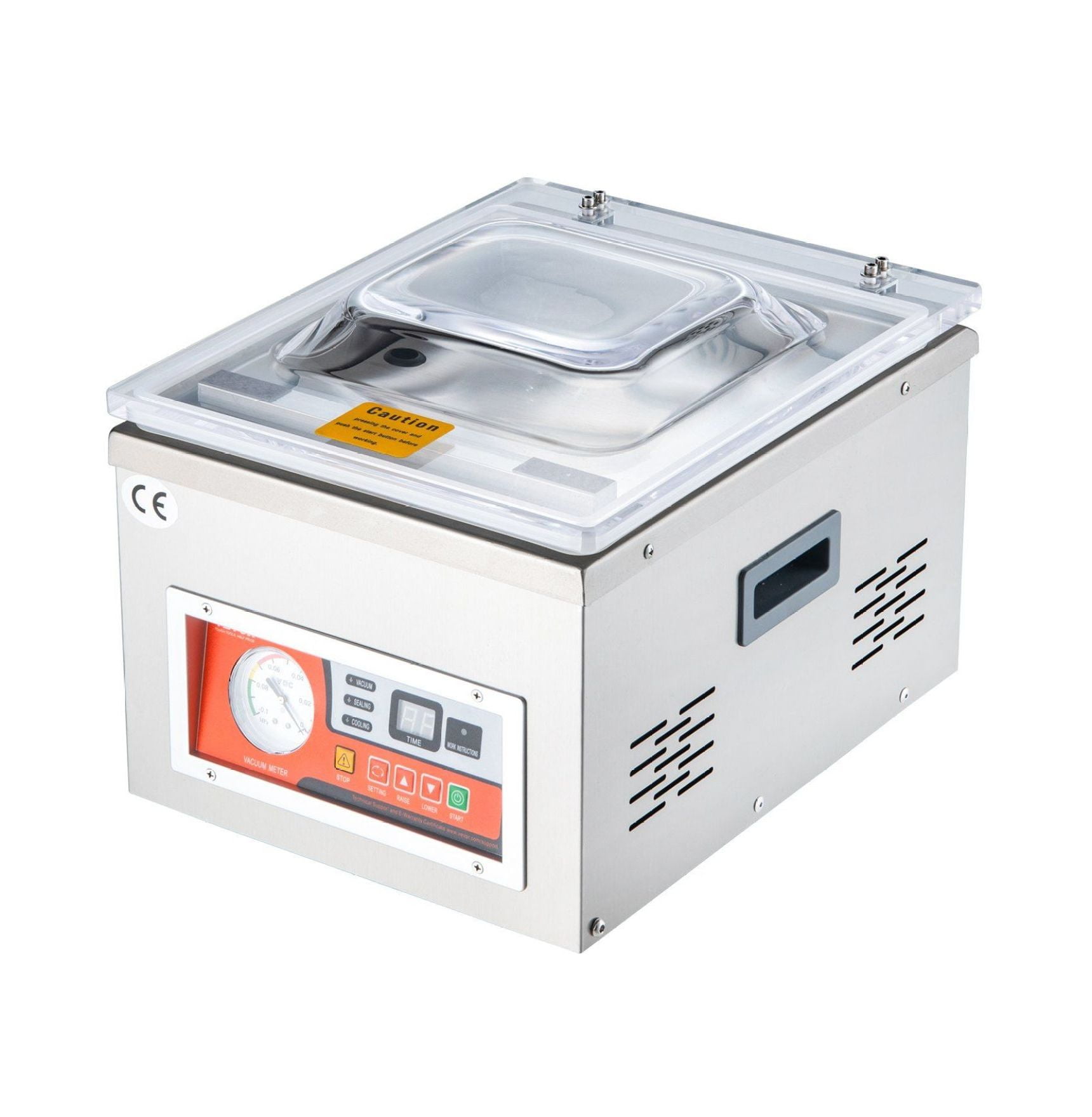 Chamber Vacuum Sealer, DZ-260A 6.5 m³/h 110V Commercial Grade, for Food Preservation, Meat, Fruits, Kitchen Packaging Machine