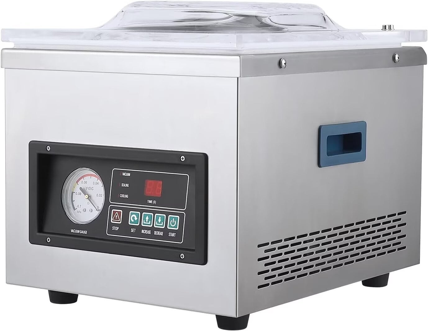 Chamber Vacuum Sealer Machine DZ-260C Commercial Kitchen Food Chamber Vacuum Sealer, 180W-320W 6.5 m³/h Pump Rate, Premium Chamber Vacuum Sealer for Professional and Home Use