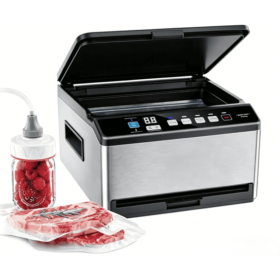 Aeitto Chamber Vacuum Sealer for Liquids & Sous Vide,100kPa Powerful Suction Commercial-Grade Food Packaging Machine for Home Use