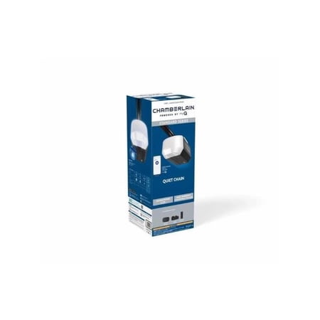 CHAMBERLAIN 155373 0.5HP CHAIN DRIVE WI-FI COMPATIBLE SMART-ENABLED...