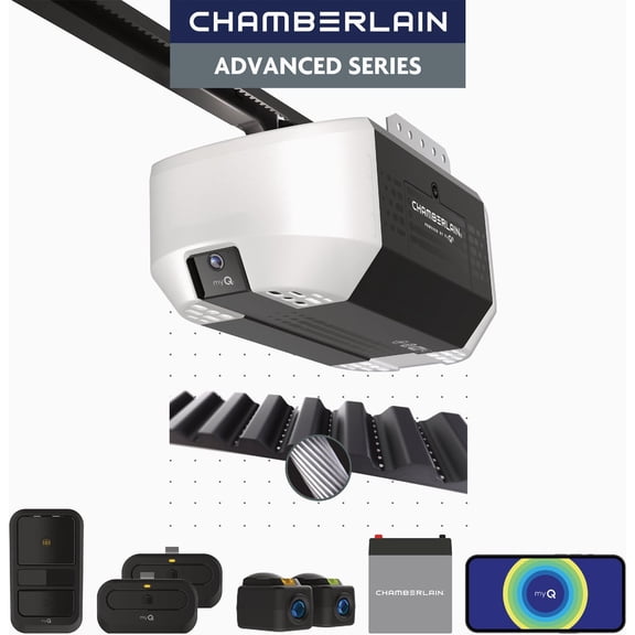 Chamberlain 3/4 HP Belt Drive Smart Garage Door Opener - Pack of 6