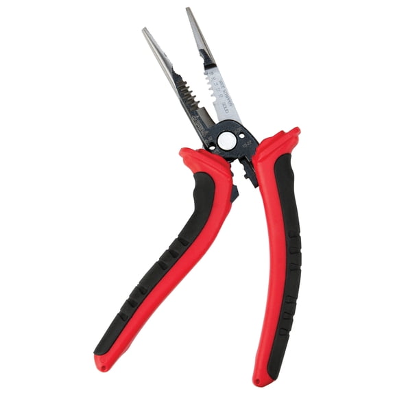 Performance Tool W86505 8 Inch Multi-Wire Electrical Tool - Cut, Strip, Crimp, Twist, and Shear with Ease