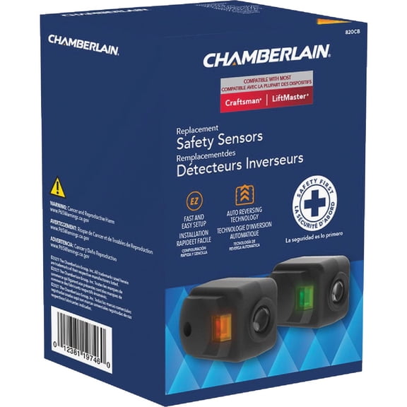 Chamberlain 820CB Replacement Garage Door Safety Sensor, 2-Pk. - Quantity 1