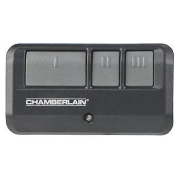 Chamberlain / LiftMaster / Craftsman 953EV-P2 3-Button Garage Door Opener Remote, Security +2.0 Compatible, Includes Visor Clip
