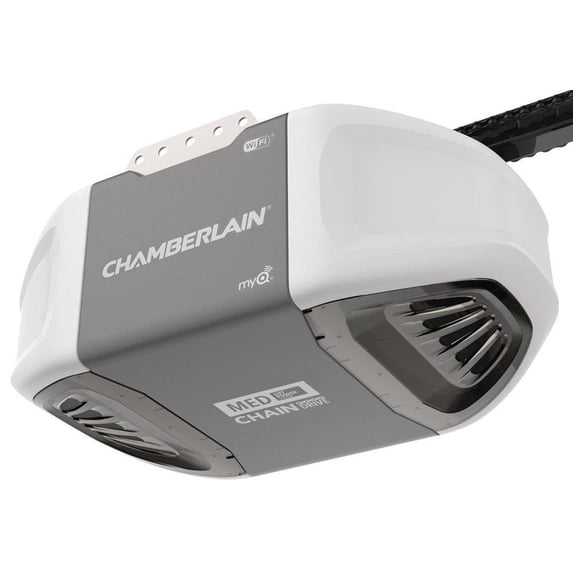 Chamberlain C450 Wi-fi Garage Door Opener, Chain Drive System, Chain ...