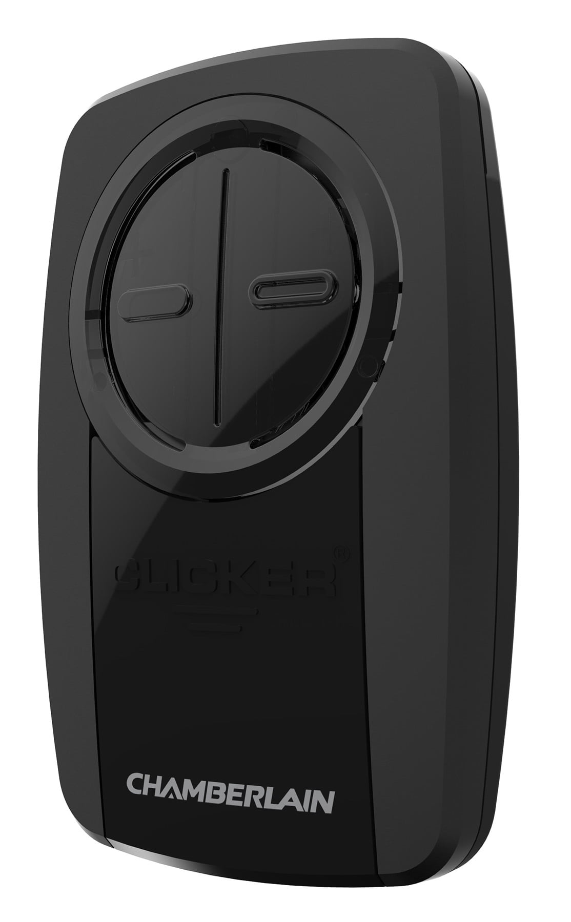 Chamberlain KLIK5U-BK2 Clicker Black Universal Garage Door Remote Two  Button with Visor Clip