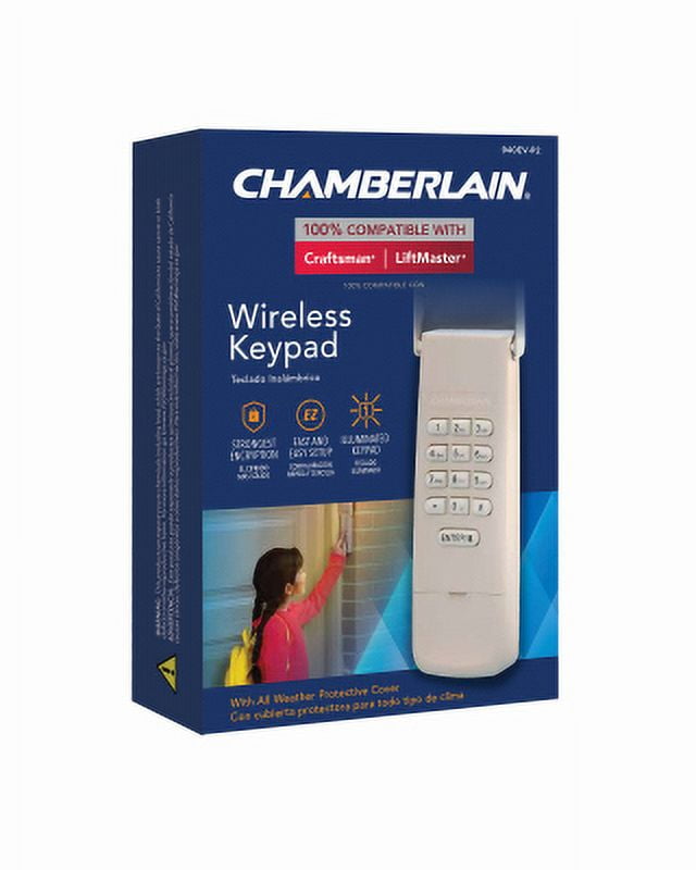 Chamberlain Keyless Entry Garage Access System Convenient Access To The