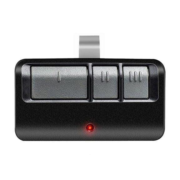 For Chamberlain LiftMaster 893MAX Garage Door Opener 3-Button Remote Control, 390MHz/315MHz, 45ft Range, Compatible with Red/Orange/Yellow/Green Learn Buttons