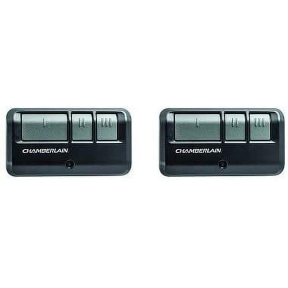 Chamberlain/LiftMaster/Craftsman 953EV-P2 3-Button Garage Door Opener Remote, Security +2.0 Compatible, Includes Visor Clip 2-Pack