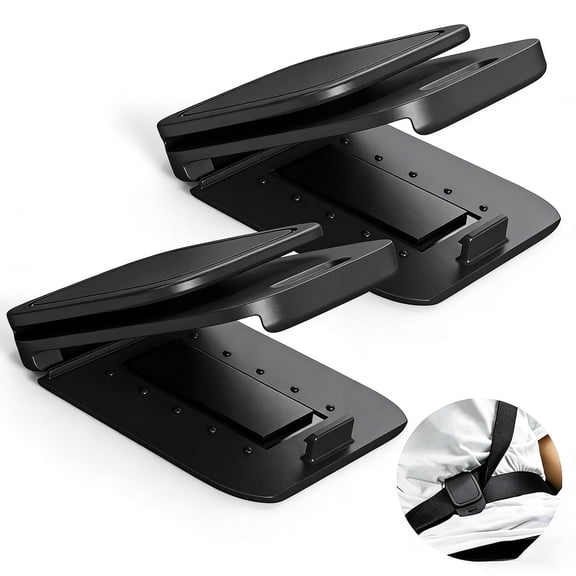 LAPTOM MAX 2PCS Seat Belt Adjuster Clips for Adults & Kids, Universal Comfort Strap Positioner, Neck & Shoulder Protector for Car, SUV, Truck