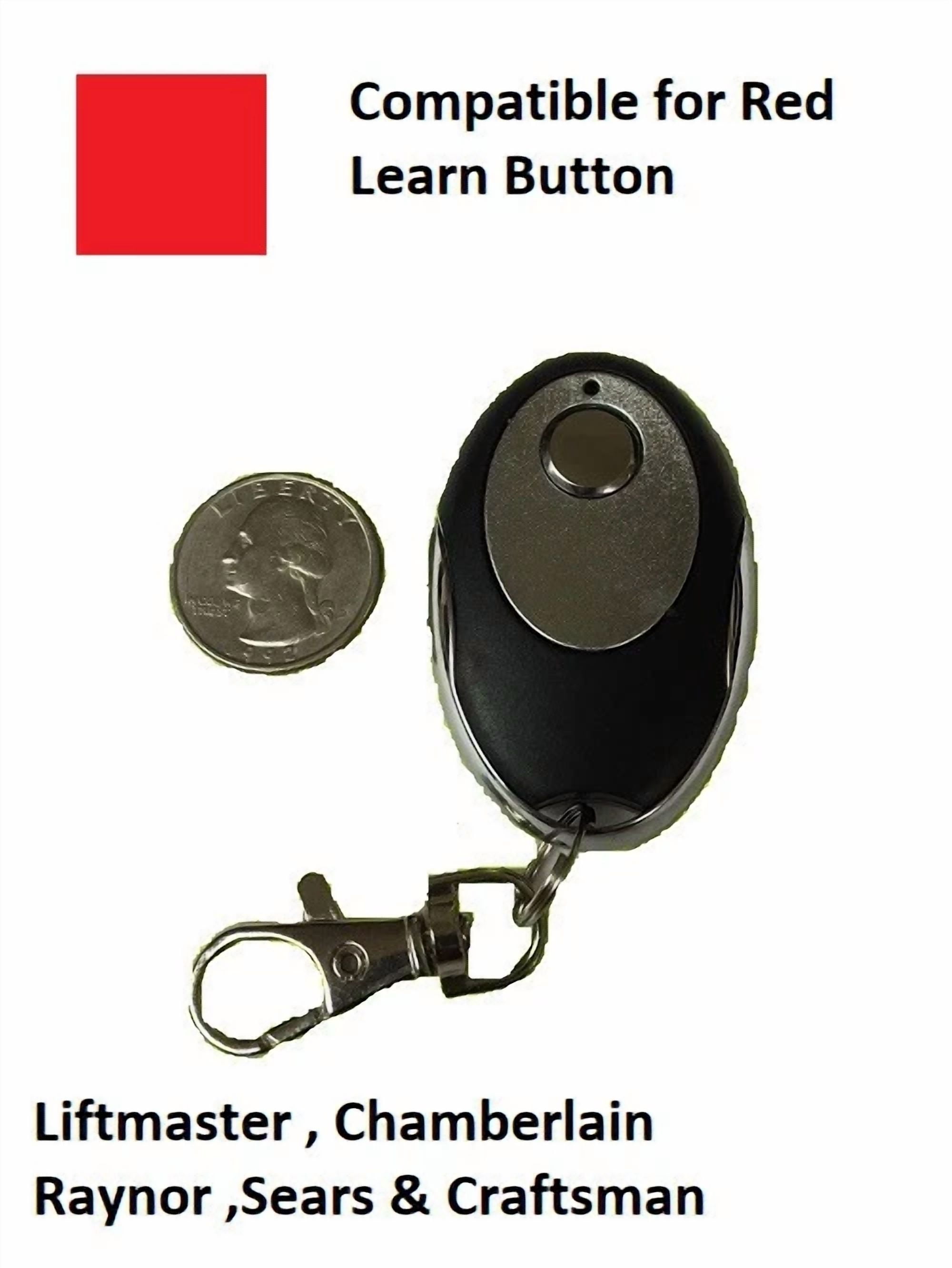 Chamberlain Replacement Garage Door Opener Remote Mini Red Learn Button 1B