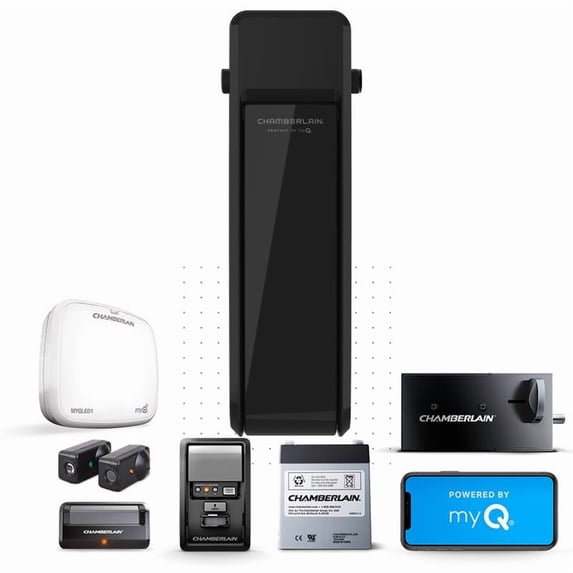 Chamberlain Smart Enabled Garage Door Opener with Battery Backup