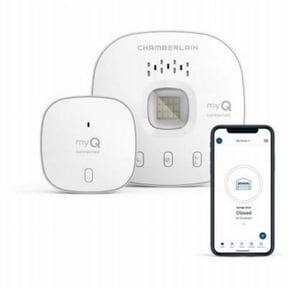 Chamberlain myQ-G0401 Wi-Fi Smartphone Garage Door Opener Control - Wireless Garage Hub and Sensor with Wi-Fi & Bluetooth - Smartphone Controlled