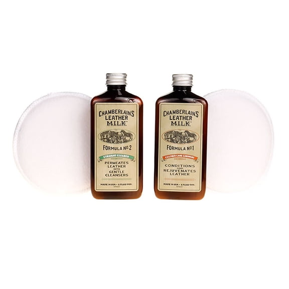 Chamberlain's Leather Milk Clean Condition Leather Care Set 1/2(6) 6OZ