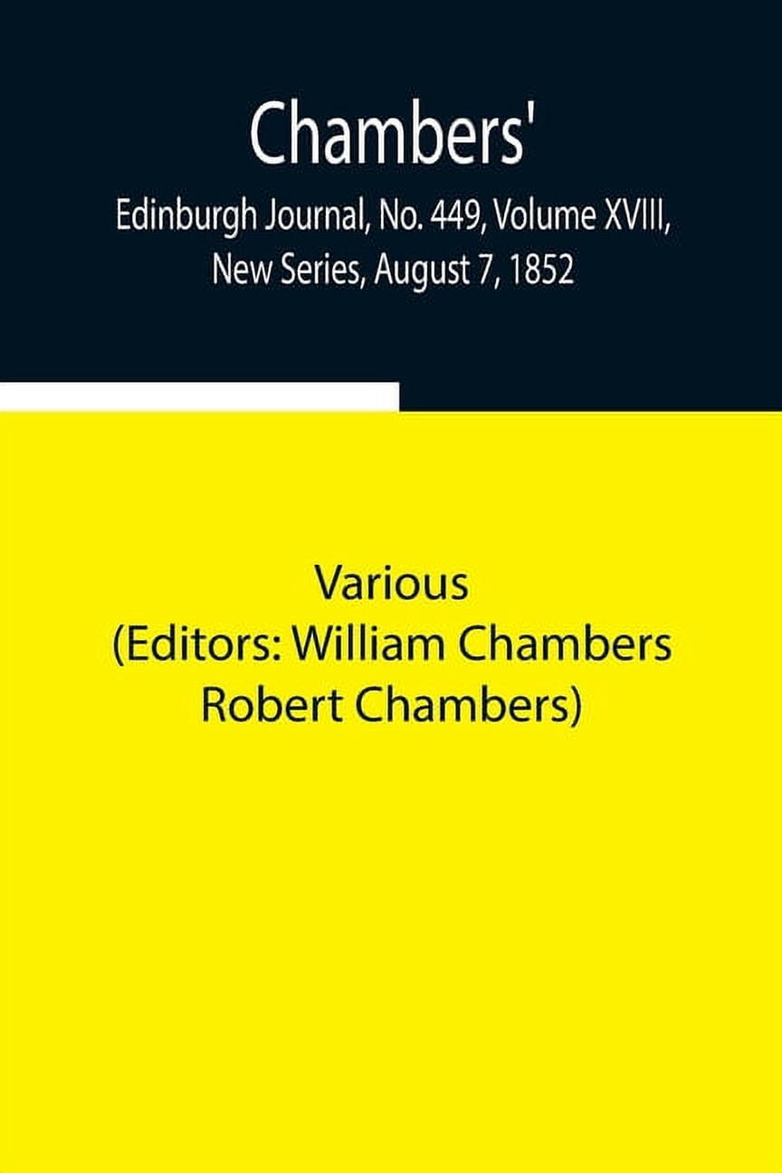 Chambers' Edinburgh Journal, No. 449, Volume XVIII, New Series, August ...