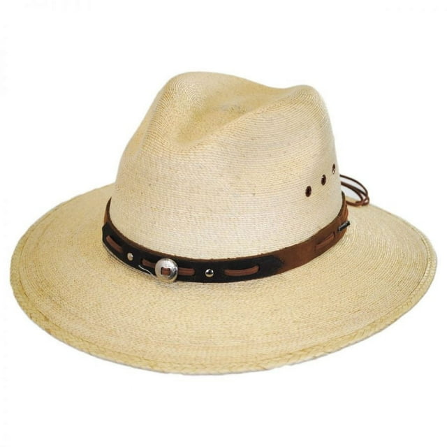 Chambers Palm Leaf Straw Aussie Hat - S - Natural