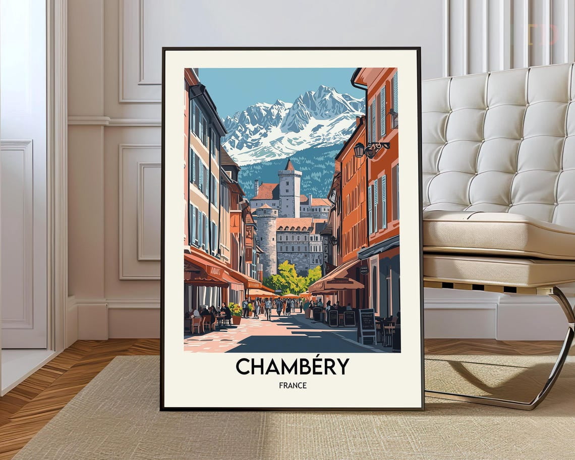 Chambery French Alps Poster, Unframed Paper Poster 8x10in - Walmart.com