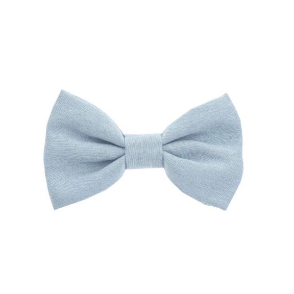 Chambray Collar Bow Tie